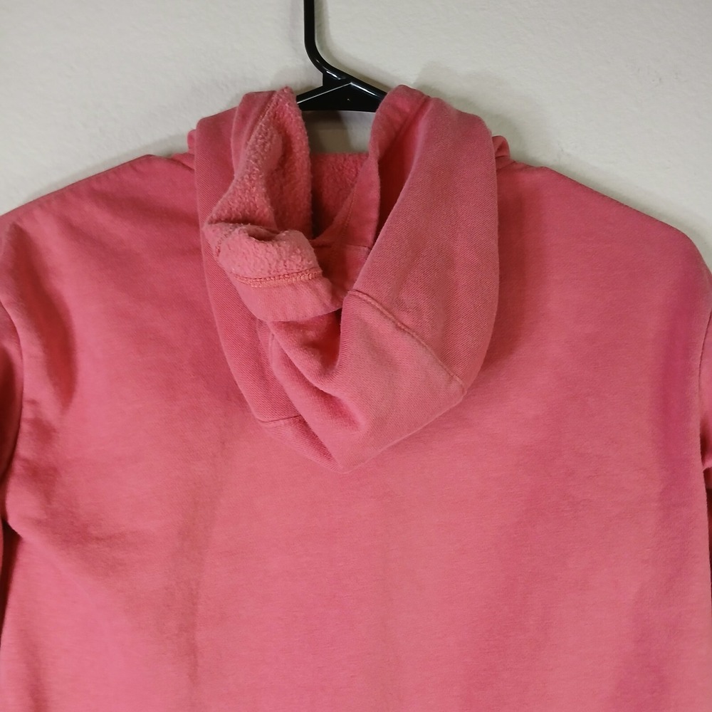 NIKE GIRLS HOODIE MEDIUM FRONT POUCH POCKET PINK W/WHITE LOGO BB24 - Picture 6 of 10